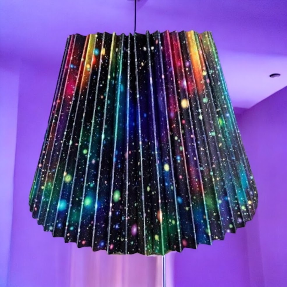 Velvet Galaxy Accordion Shade image 1