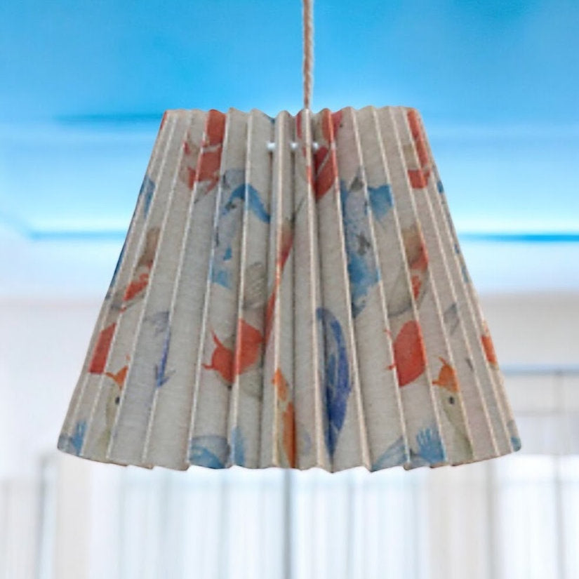 Koi Carp Accordion Pleated Shade